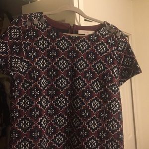Loft short sleeve dress as 12